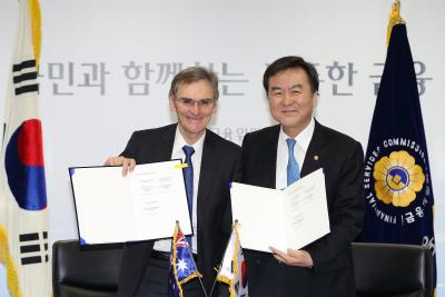 Korea-Australia MOU on financial information sharing thumbnail